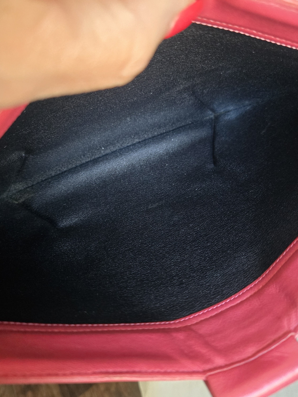 Vintage Charles Jourdan Leather Clutch Bag - Picture 5 of 7